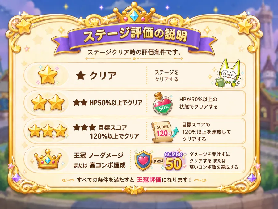 ステージ評価説明